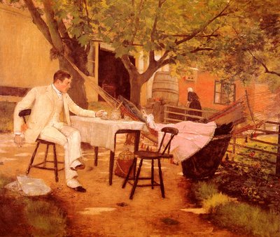 Luz del sol y sombra de William Merritt Chase